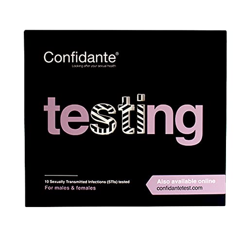 Home STI Test | STD Test Kit for 10 Common STI | Self-Test for Chlamydia and Gonorrhoea, Syphilis, Herpes Test | Confidante | Discreet Delivery and Results | Urine and Swab Test | Sexual Health Screen