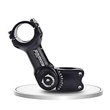 ABASSKY Adjustable Bicycle Riser Extended Stretch Handlebar Stem Bike Black