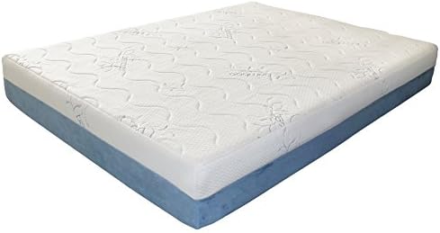 EzoBed "Bamboo" Memory Foam Mattress 8-inch Height Gel-Infused Medium-Firm CertiPUR-US Certified Foam for Pain Relief - Twin Extra Long 38" x 80" - With Free Pillow