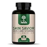 TreeActiv Skin Savior (60 Capsules / 30 Days), Acne Care Vitamins, Minerals, and Herbs Clinically Proven to Reduce Visible Blemishes, Nicotinamide, Folic Acid, Pyridoxine, Milk Thistle, Selenium, Zinc