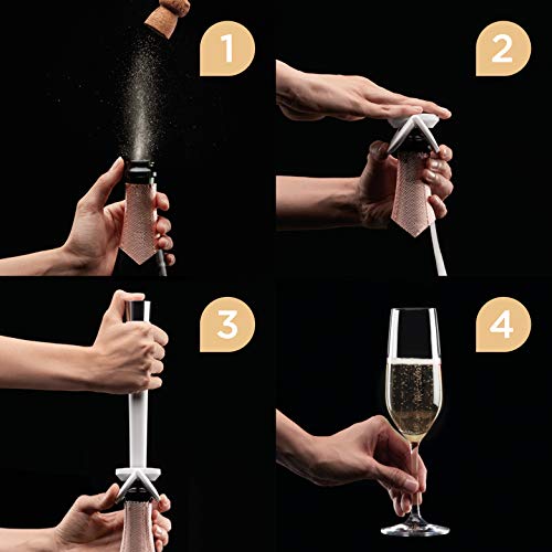 zzysh Champagne Preserver and Champagne Stopper Argon Gas/CO2