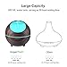 HogarTech 880ml Ultrasonic Oil Diffuser, High Capacity Diffuser, Wood Grain Cool Mist Humidifier for Office Home Study Yoga Spa