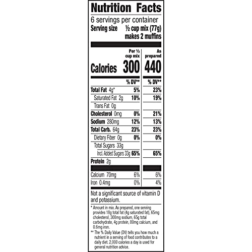 BETTY CROCKER GLUTEN FREE MUFFIN MIX, BLUEBERRY, 16.3 OZ