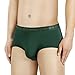 DAVID ARCHY Men's 4 Pack Micro Modal Separate Pouch Briefs with Fly (M, Olive Green)