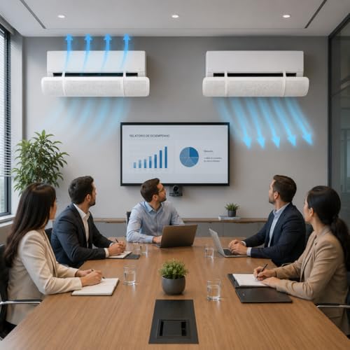 Defletor Ar Condicionado Split Ajustável 180° Direcionador de Ar Anti Vento Direto Protetor Universal Evita Vento ao Rosto Conforto Térmico Residencial Escritório
