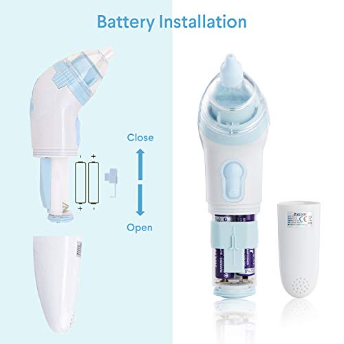 Baby Nasal Aspirator Electric Snot Booger Sucker Nose Vacuum Cleaner Gently Clears Infant's