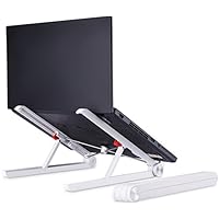 Laptop Stand - JUBOR Adjustable Laptop Stand Portable Foldable Ergonomic Desktop Stand Holder Mount for MacBook Notebook Computer PC iPad Tablet