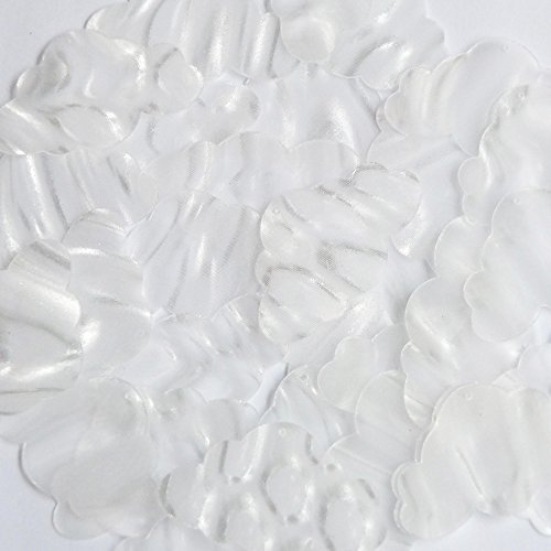 Sequin Cloud 1.5 inch Crystal Bubble Illusion. Loose Paillettes. Made in USA. Large for display, accents, applique, arts, crafts, and embellishment.
