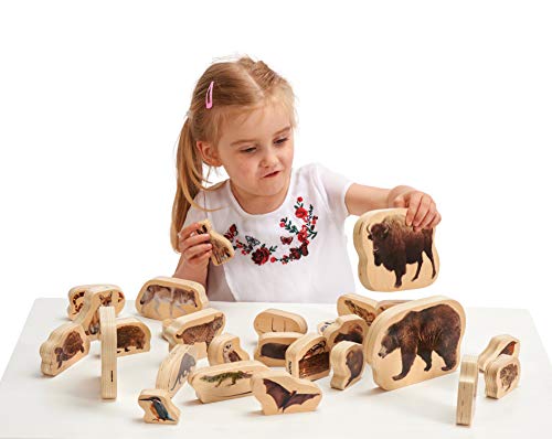 2 TickiT+Wooden+Forest+Animal+Blocks