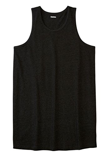 KingSize Men's Big & Tall Longer-Length Lightweight Muscle Tank, Heather