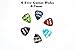 QMG Piano Stickers for Keys,Colorful Piano Keyboard Stickers for 49/61/ 76/88 Key Keyboard White and Black Keys, Removable, Kids Learning Piano, No Residue Leaves