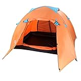 Yodo Upgraded 3-Season 1,2,4 Person Waterproof Tent for Camping Backpacking ,Double Layers with 2 Doors and Rainfly