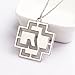 Germany Hip-Hop Rammstein Rock Band Necklace Silver Plated Hollow Pendant Punk Fashion Women Men Chain Necklace Jewelry (platinum)