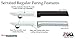 RADA Cutlery Serrated Regular Paring Knife (R142), 3.25