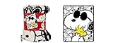 Snoopy Sunglass and Woodstock Plush Throw Blanket 50