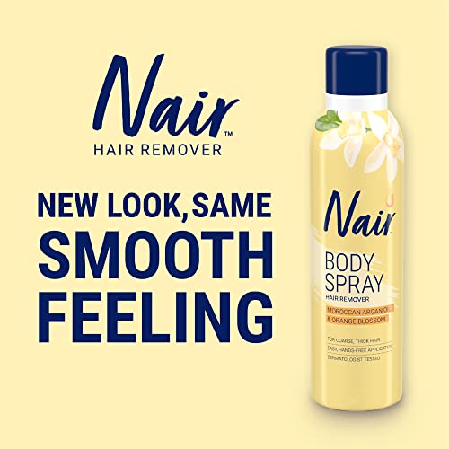 Nair Hair Remover Body Spray, Arm, Leg and Bikini Hair Removal Spray, 7