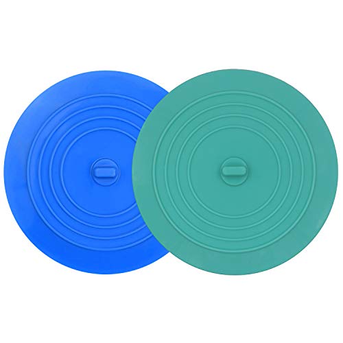 V-TOP-Tub-Stopper-2-Pack-6-inches-Large-Silicone-Drain-Plug-Hair-Stopper-Flat-Suction-Cover-Bathtub-Accessories-for-Kitchen-Bathroom-and-Laundry