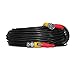 Pre-Made Security Camera Video CCTV BNC Power Cable rg59 Siamese Cable 10 ft Black