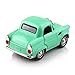 Classic Diecast Model Cars Moving Vehicle Toys Pull Back and Push with Lights and Sounds Green