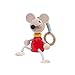Wooden Mouse Baby and Children’s Toy on a Spring by Nook-Nookie Makes an Ideal Crib Mobile or Stroller Accessory for Language Cognitive Development and Fine Motor Skills
