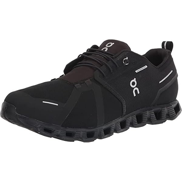 Amazon.com | On Men's Cloud 5 Waterproof Sneakers, Black/Black