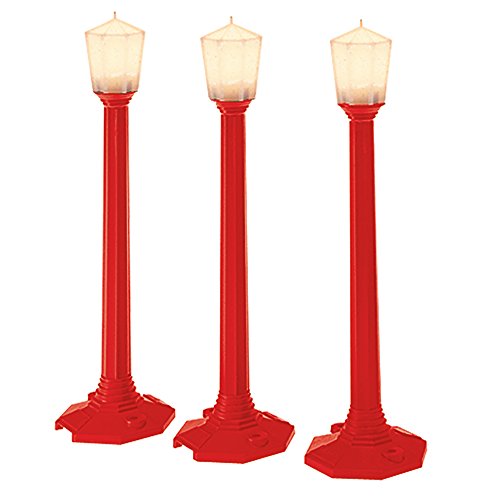Lionel Christmas Red Classic Street Lamps