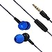 OARIE Earphones Earbuds, Headphones with Mic Stereo HiFi Earphones for iOS Android 3.5mm Jack(Dark Blue)