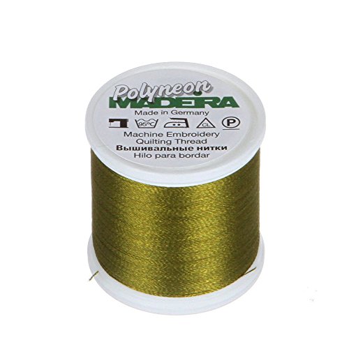 Madeira 9845-1790 2 Ply Polyneon Polyester Embroidery Thread, 40wt/135d 440 yd, Palmetto