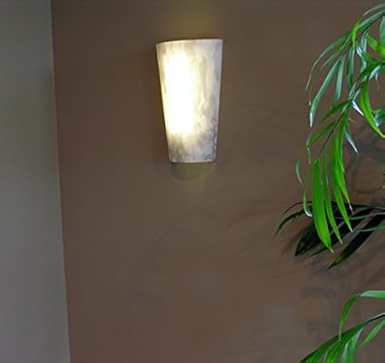 It S Exciting Lighting Iel 2488g High Gloss Sconce Suitable For Indoor And Outdoor Use Vivid Stone Battery Powered With Timer Lightweight And Mobile