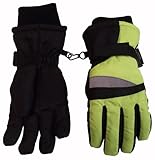 N'Ice Caps Boys Thinsulate and Waterproof Neon Reflector Ski Glove
