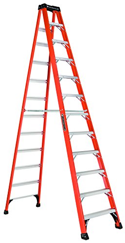 Louisville, FS1412HD, 12' Fiberglass 375 Lb. Stepladder, Type Iaa