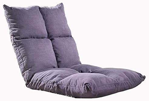 チェアフロア折りたたみ式ゲーミングソファチェアシングルアームチェア5速調整取り外しと洗浄が簡単快適で 高級品 ベッドルームリビングルームマルチカラーオプション 色 青白