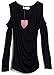 Merryfun Women's Sexy Deep V Neck Casual Bodycon Tops Tee Shirt, Black XL
