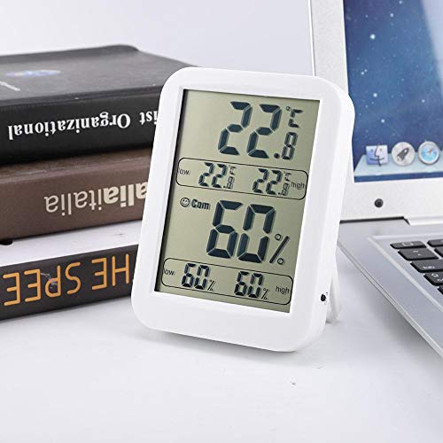 Strnek Digital Mini Instant-Read Temperature Household Electronic Temperature and Humidity Meter Thermometer for Household Office Gym Kitchen etc