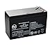 AJC Battery Compatible with Long Way LW-6FM7.6J 12V 7Ah Sealed Lead Acid Battery