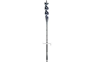 Eagle Tool US X Flex Flex Shank Installer Drill Bit, Auger Style, 9/16-Inch by 72-Inch, 3/16-Inch Notched Shank, Made in The USA