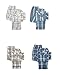 Ten West apparel mens cotton yarn dyed short sleeve pajamas set
