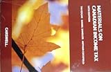 Paperback Materials on Canadian Income Tax Book