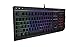 HyperX Alloy Core RGB – Membrane Gaming Keyboard – Quiet & Responsive – Plug & Play – 5-Zoned RGB Backlit Keys – Dedicated Media Controls (HX-KB5ME2-US)thumb 1