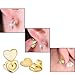 Ear Lifters,EMAZON ONLINE Adjustable Hypoallergenic Earing Backs Lifters - Come with Earlobes Earring Support & Bullet Clutch Safety Earring Backs - Compatible All Standart Earring Post