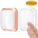 EZCO Screen Protector Case Compatible with Fitbit Versa (2-Pack), Soft TPU Plated Bumper Case All-Around Protective Screen Cover Shell Compatible Versa Smart Watch