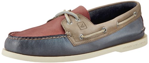 Sperry Men's A/O 2 Eye Boat Shoe,Blue 