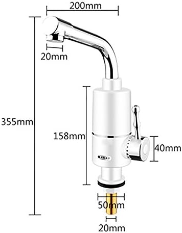 3000W Tankless Faucet Water Heater Instant Electric Water Heater Tap Kitchen Electric Faucet Instant Hot 3 Seconds Heating