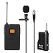 FIFINE 20-Channel UHF Wireless Lavalier Lapel Microphone System with Bodypack Transmitter, Mini XLR Female Lapel Mic and Portable Receiver, Quarter Inch Output. Perfect for Live Performance-K037 primary