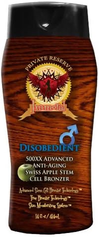 Disobedient for Men Tanning Lotion