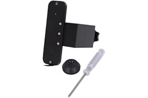 Cashmuch Anti-Theft No-Drill Doorbell Mount Et for Video Doorbell Camera, Sure Outdoor Installation, Black