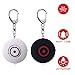 Catsonic Personal Alarm, Pocket Alarm with LED Flashlight, Keychain with 130db Alarm, Self-Protection for Woman and Children, Alarm Keychain, Safety for Your Family, in Black, White