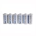 ON THE WAY®8PCS 3.7V 880mAh CR123A 16340 Rechargeable Battery(White)