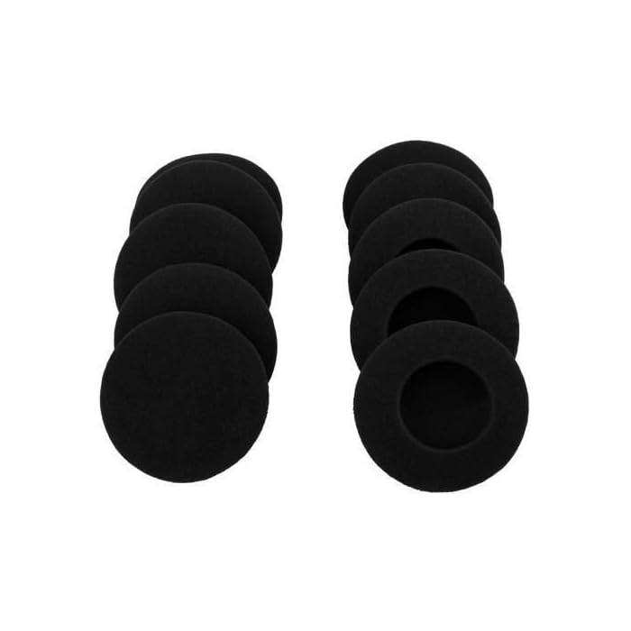 Buy Vever 10 Pairs 60 Mm Replacement Sponge Ear Pads For Logitech H600 H330 H340 / Sony Mdr