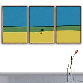 3 Piece Framed Canvas Wall Art for Living Room, Bedroom Nordic Simple Style Canvas Prints for Modern Home Decoration Ready to Hang - 16"x24"x3 Panels